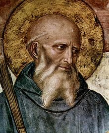 St. Benedict fresco by Fra Angelico